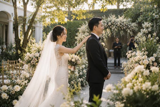 First look là gì? Ý nghĩa của cái nhìn đầu tiên trong ngày cưới - Queen Plaza